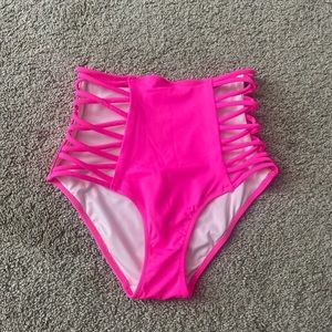 Victoria’s Secret Pink high waisted bikini bottom